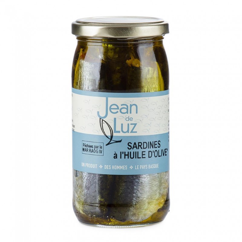Sardines artisanales premium huile olive bio