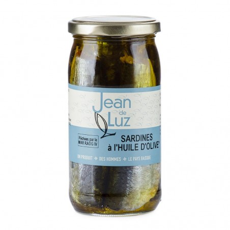 Sardines d'exception à l'huile d'olive bio
